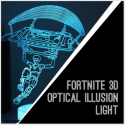 fortnite 3D optical illusion light